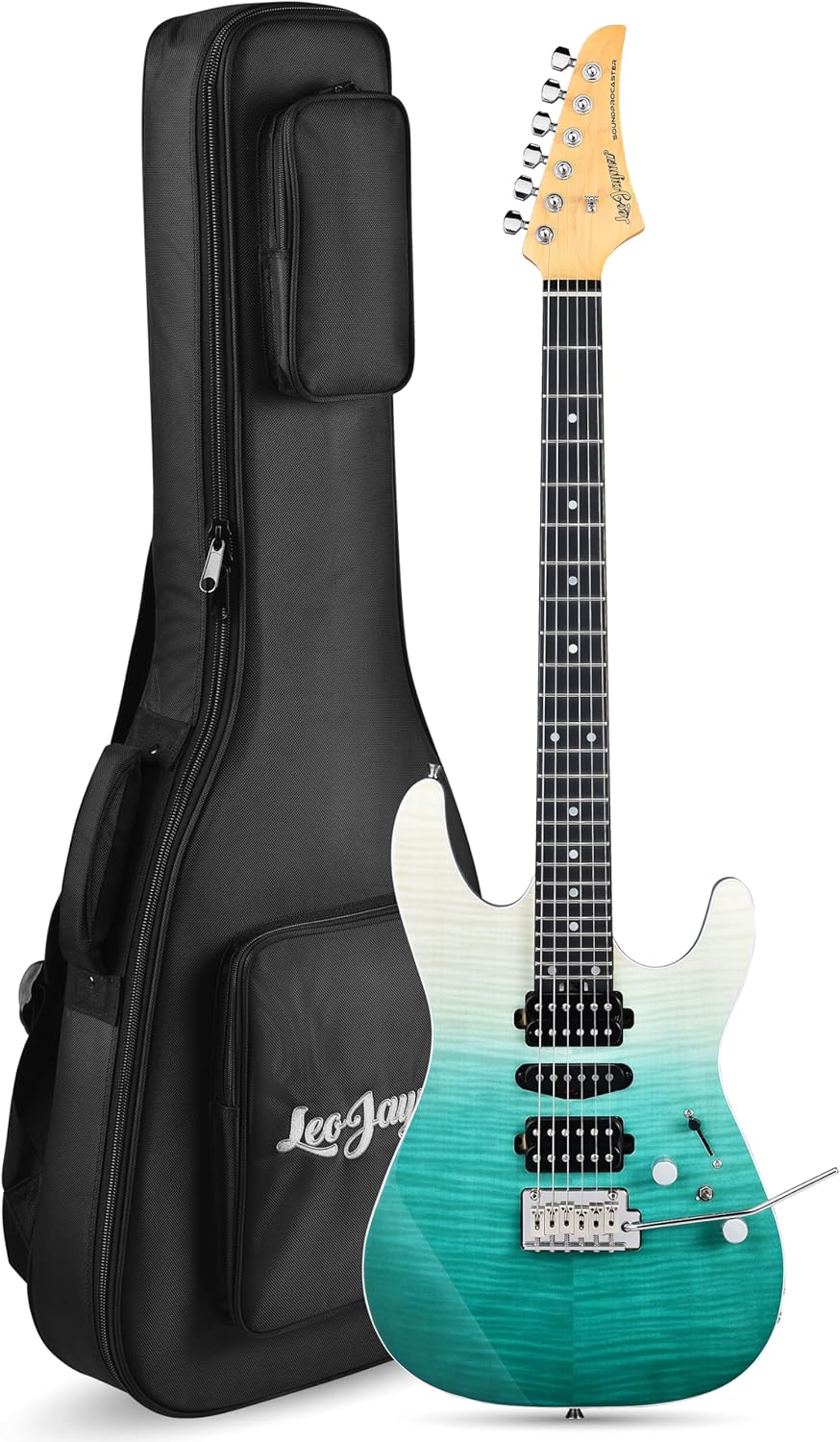 ST Pro Series - White faded Blue
