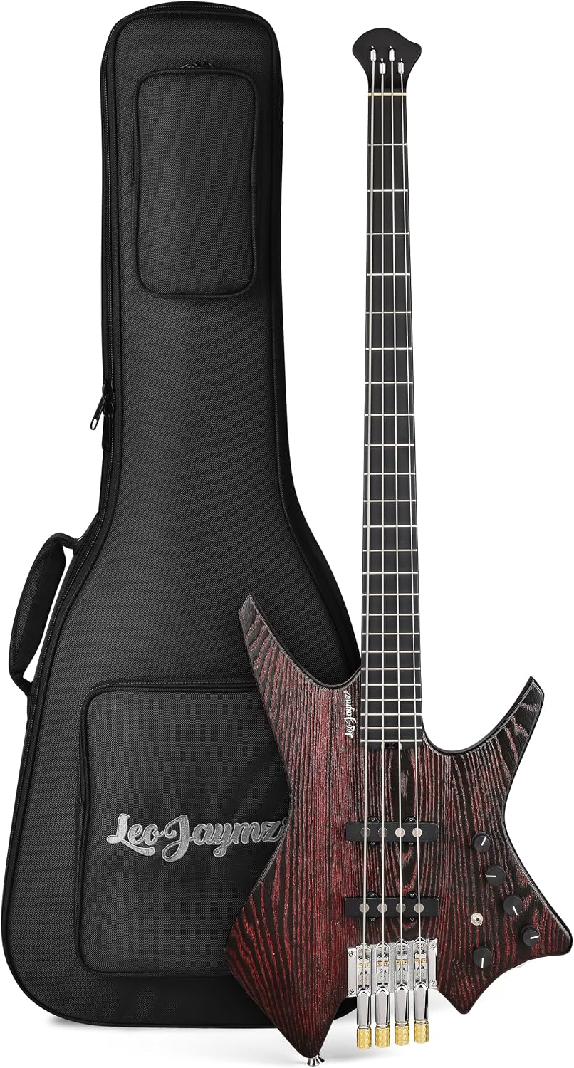 Headless Bass - Red Black