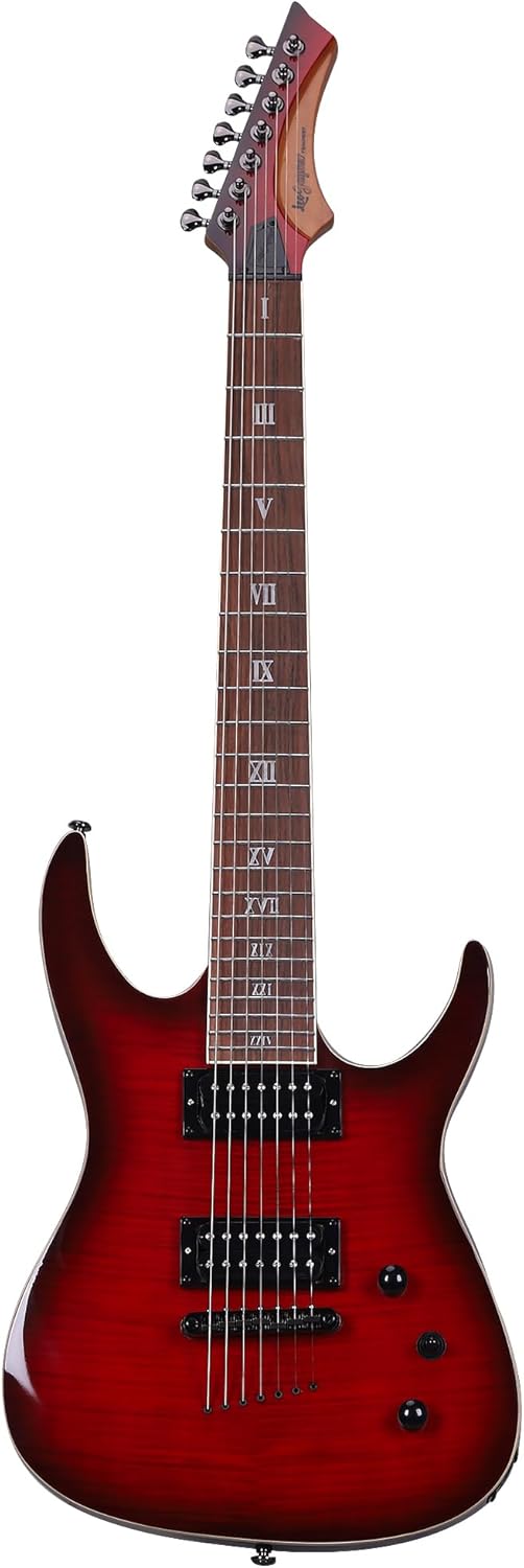 Tempest 7-String - Red Flame