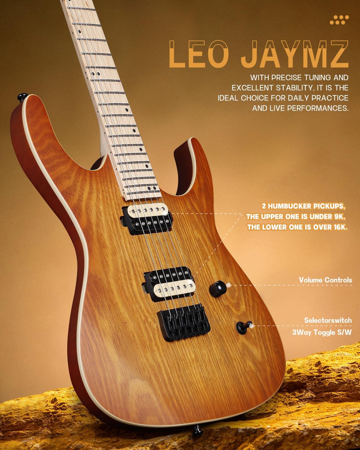 Monsoon Series - Honey Sunburst Ash
