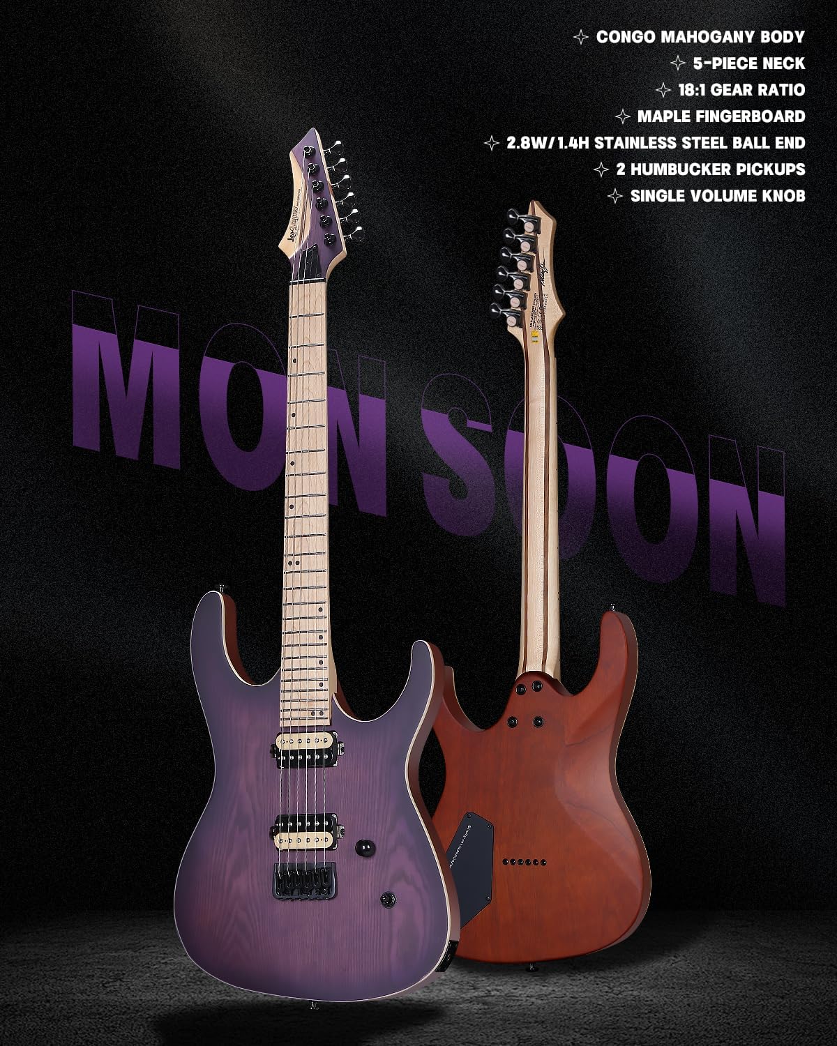 Monsoon Series - Purple Ash