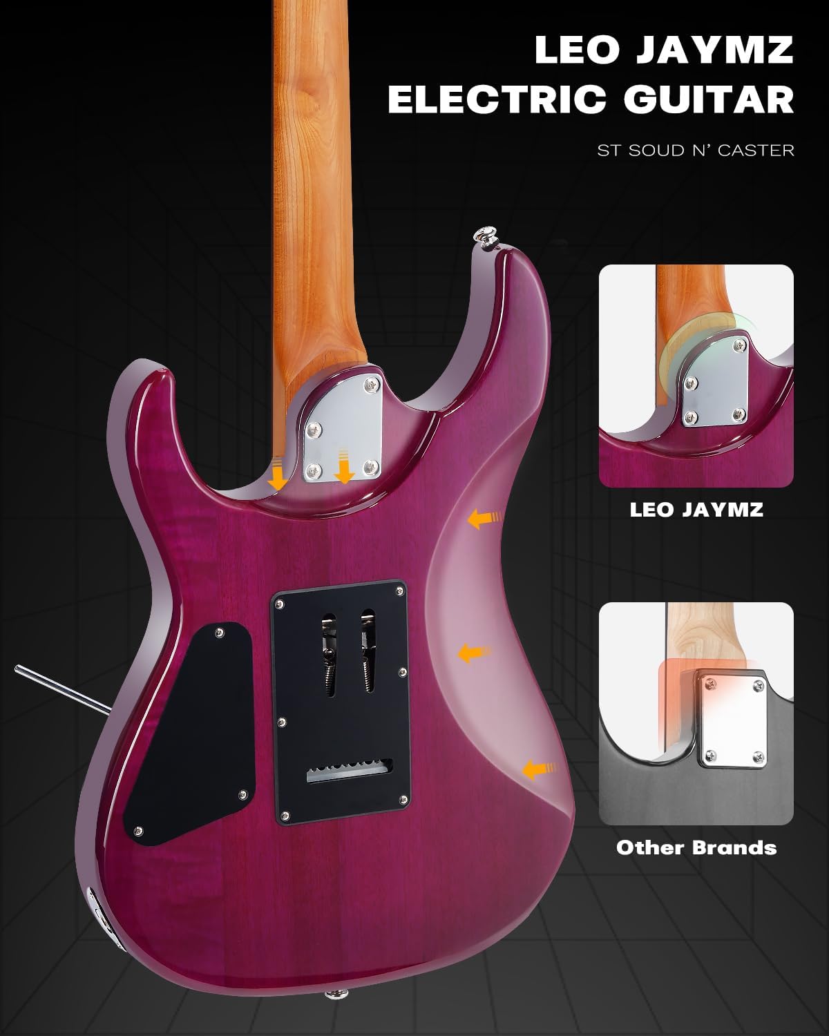 ST Pro Series - HH Violet Burl
