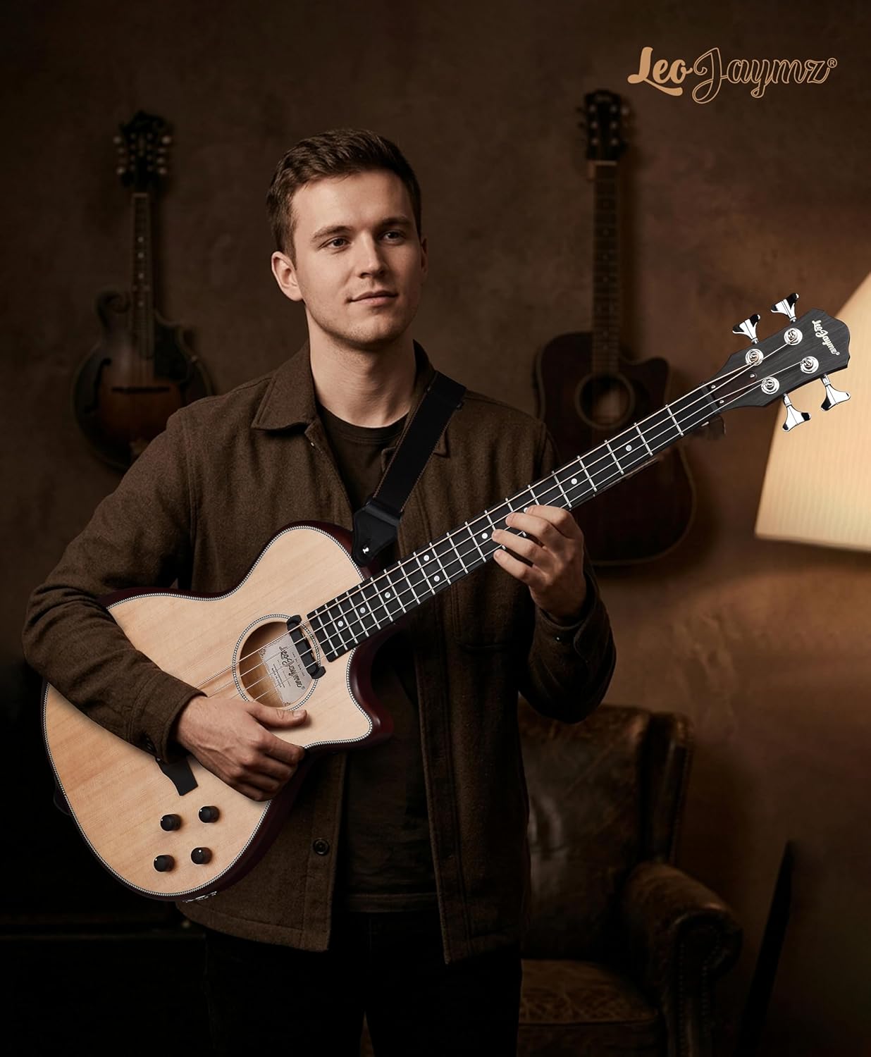 Acoustic Electric Bass - Spruce Top