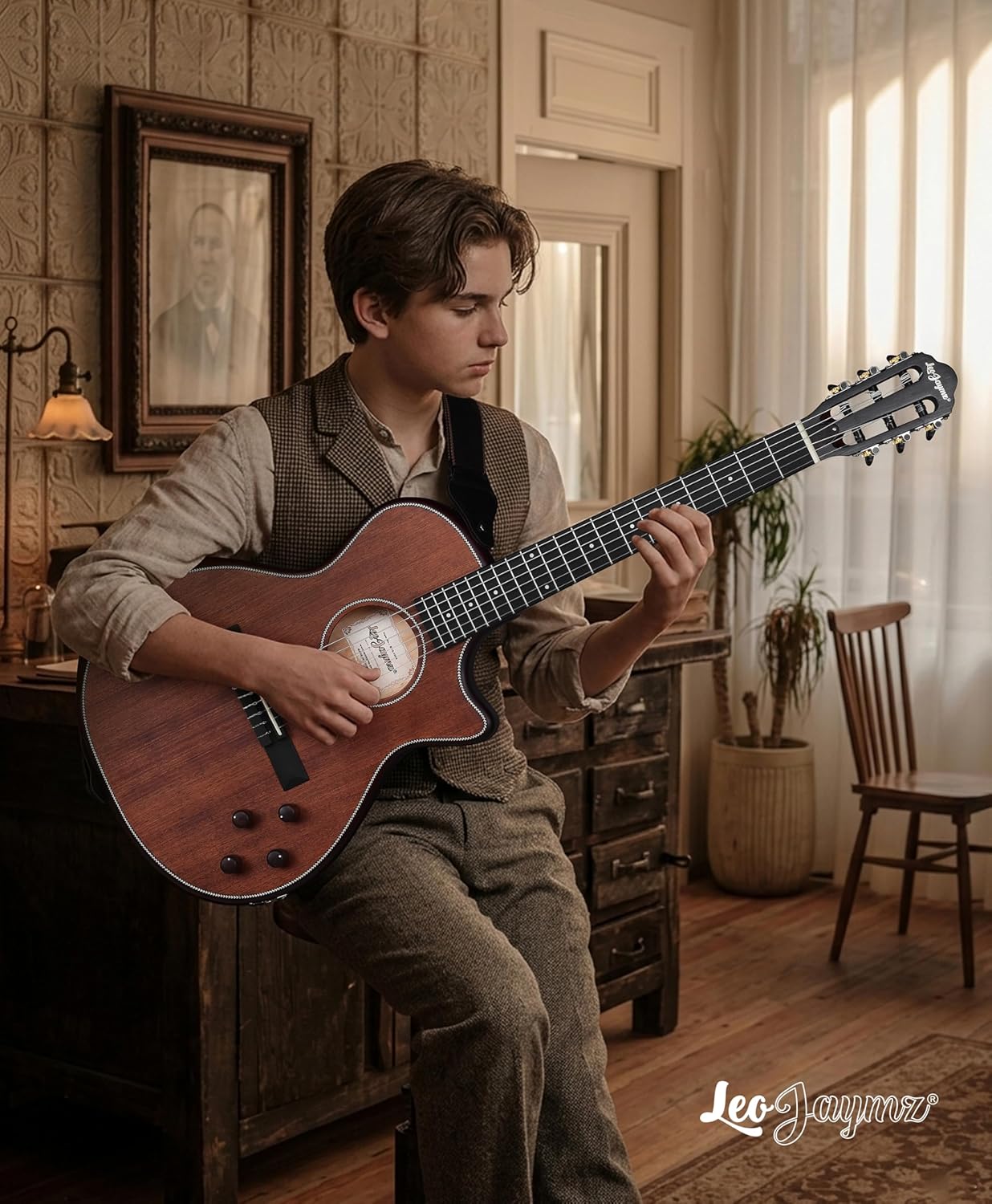 Cutaway Classical Acoustic - Mahogany Tonewood