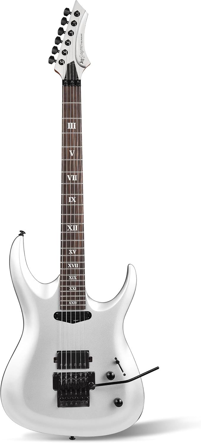 Leo Jaymz Tsunami electric guitar - Matte Silver