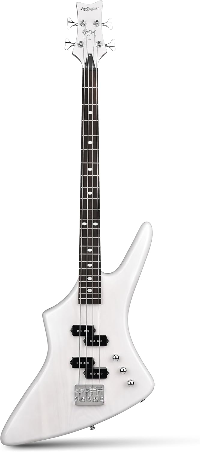 Monster 4-String Bass - Transparent White Gloss