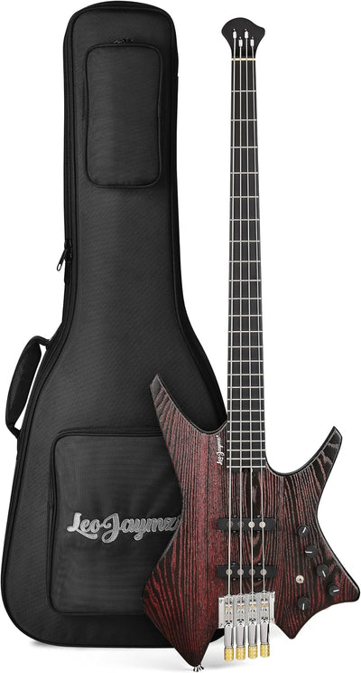 Headless Bass - Red Black