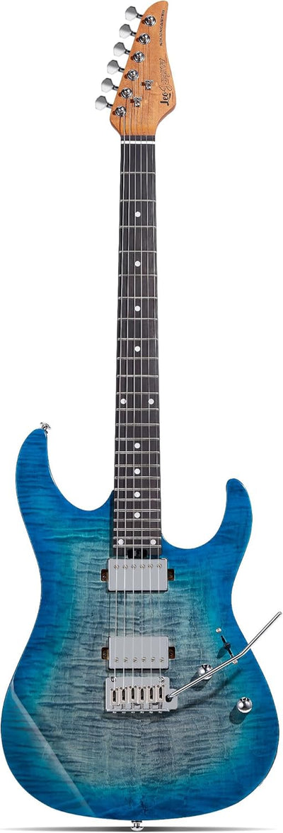 ST Pro - HH, Black Flame Blue