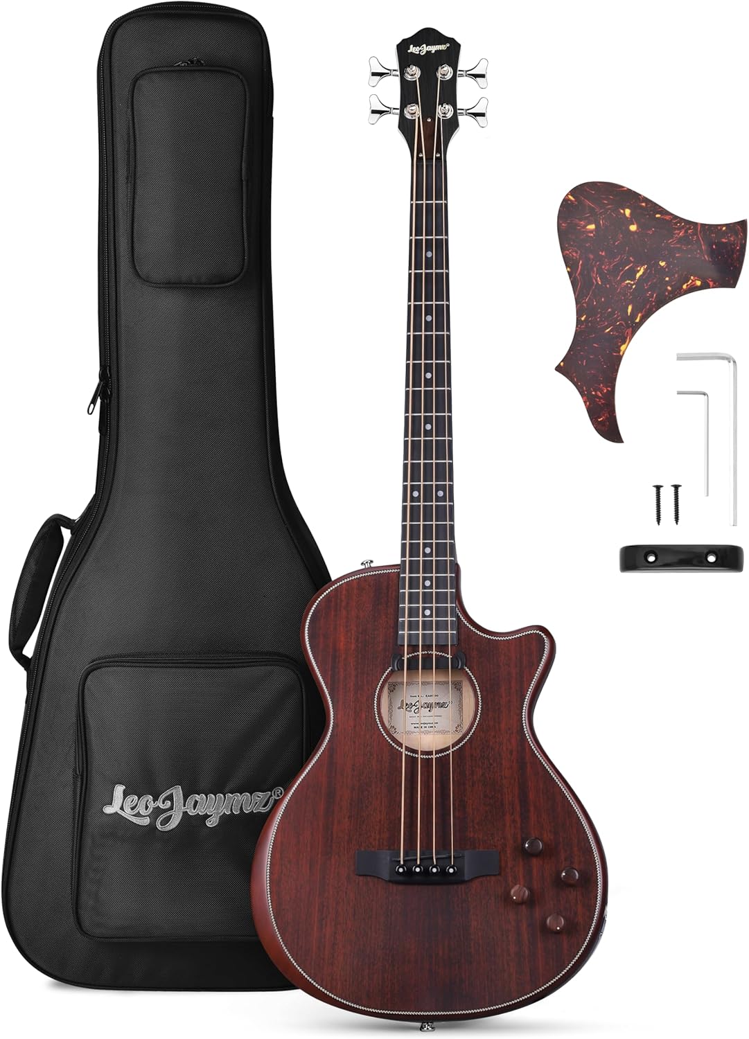 Acoustic Electric Bass - Mahogany