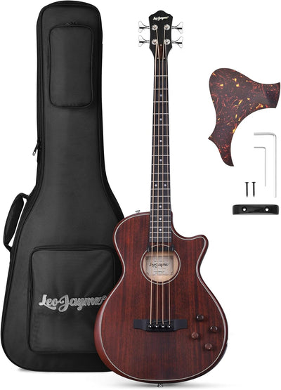 Acoustic Electric Bass - Mahogany