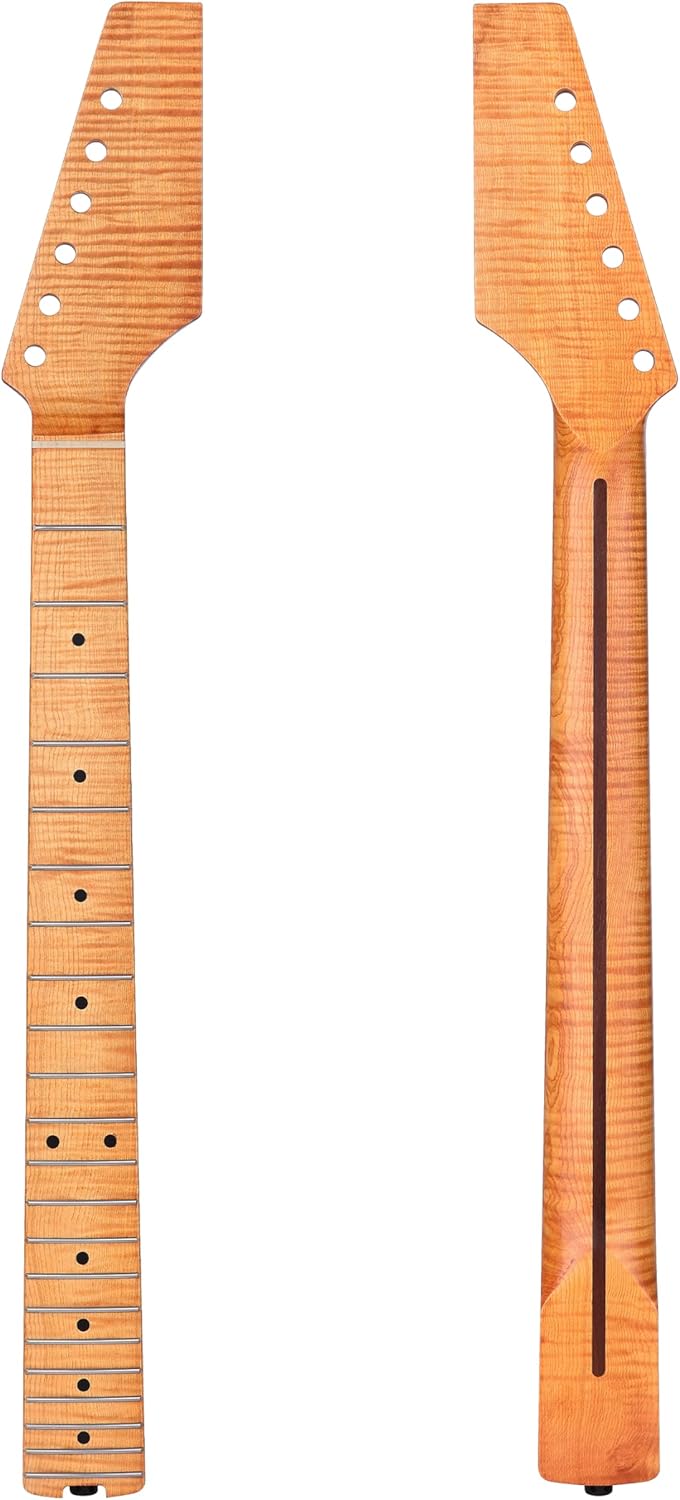 Compound Radius Neck - Flame Maple