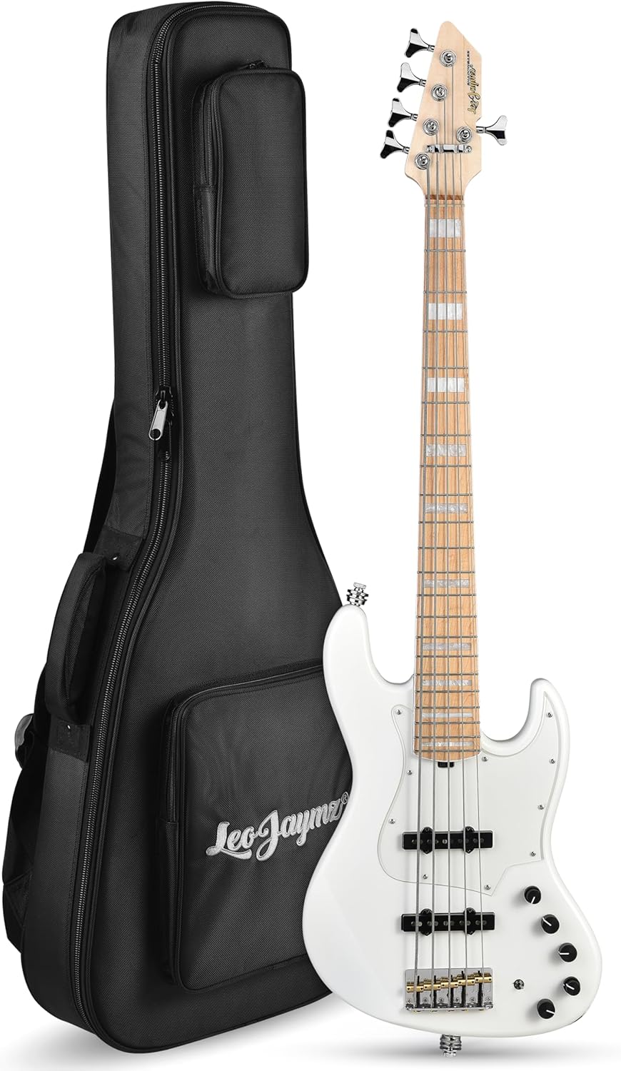 5-String Bass - Pearl White