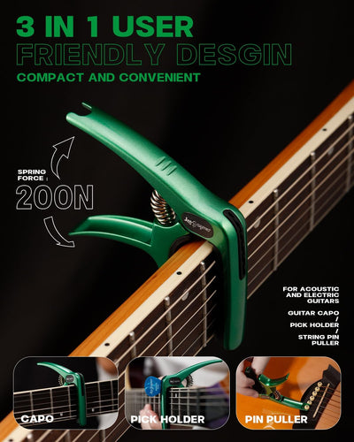 Guitar Clip - Blackish Green