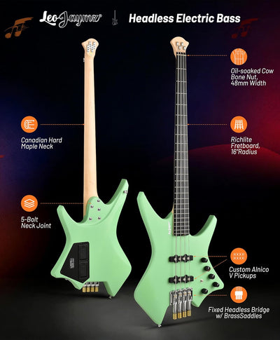 Headless Bass - Light Green