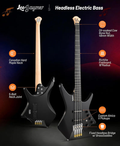 Headless Bass - Matt Black
