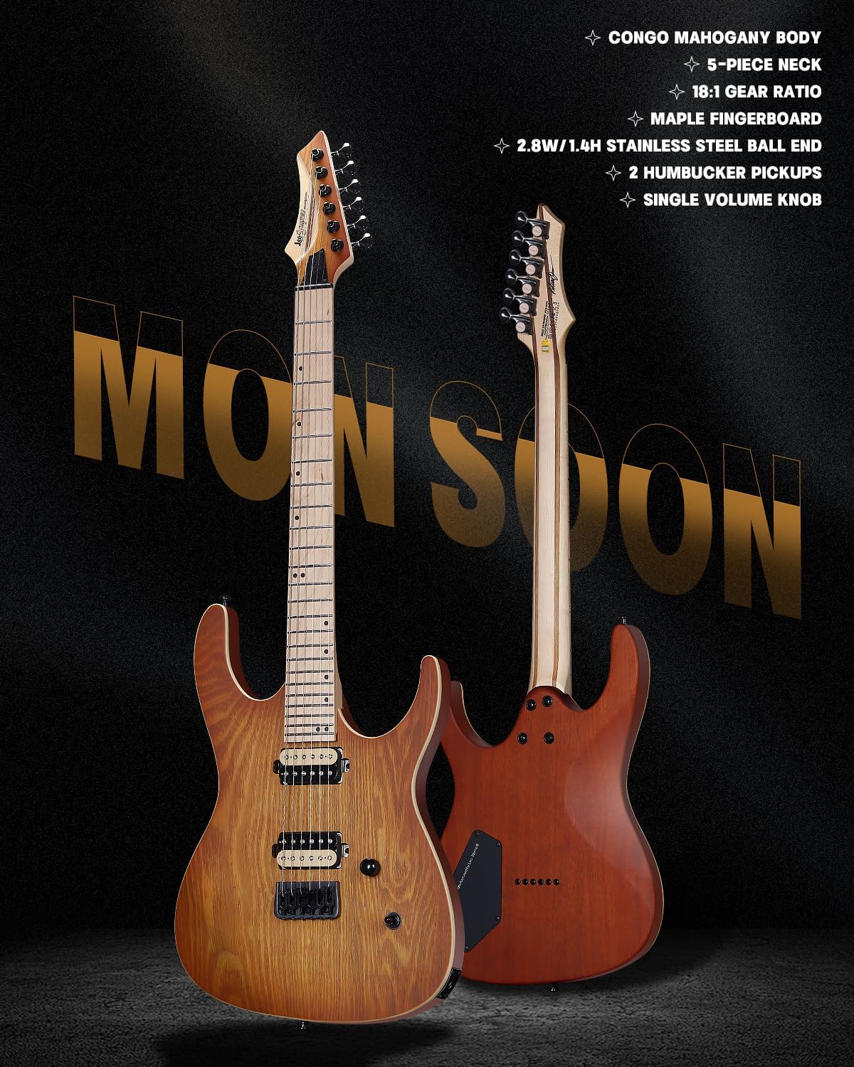 Monsoon Series - Honey Sunburst Ash