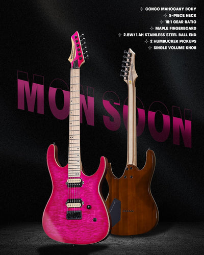 Monsoon Series - Pink Ripple