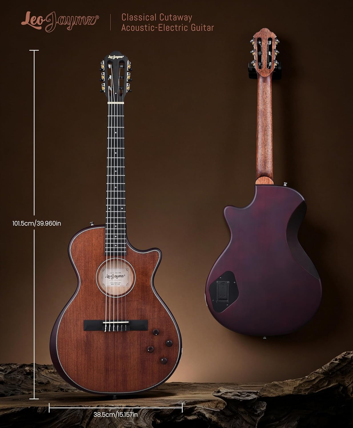 Cutaway Classical Acoustic - Mahogany Tonewood