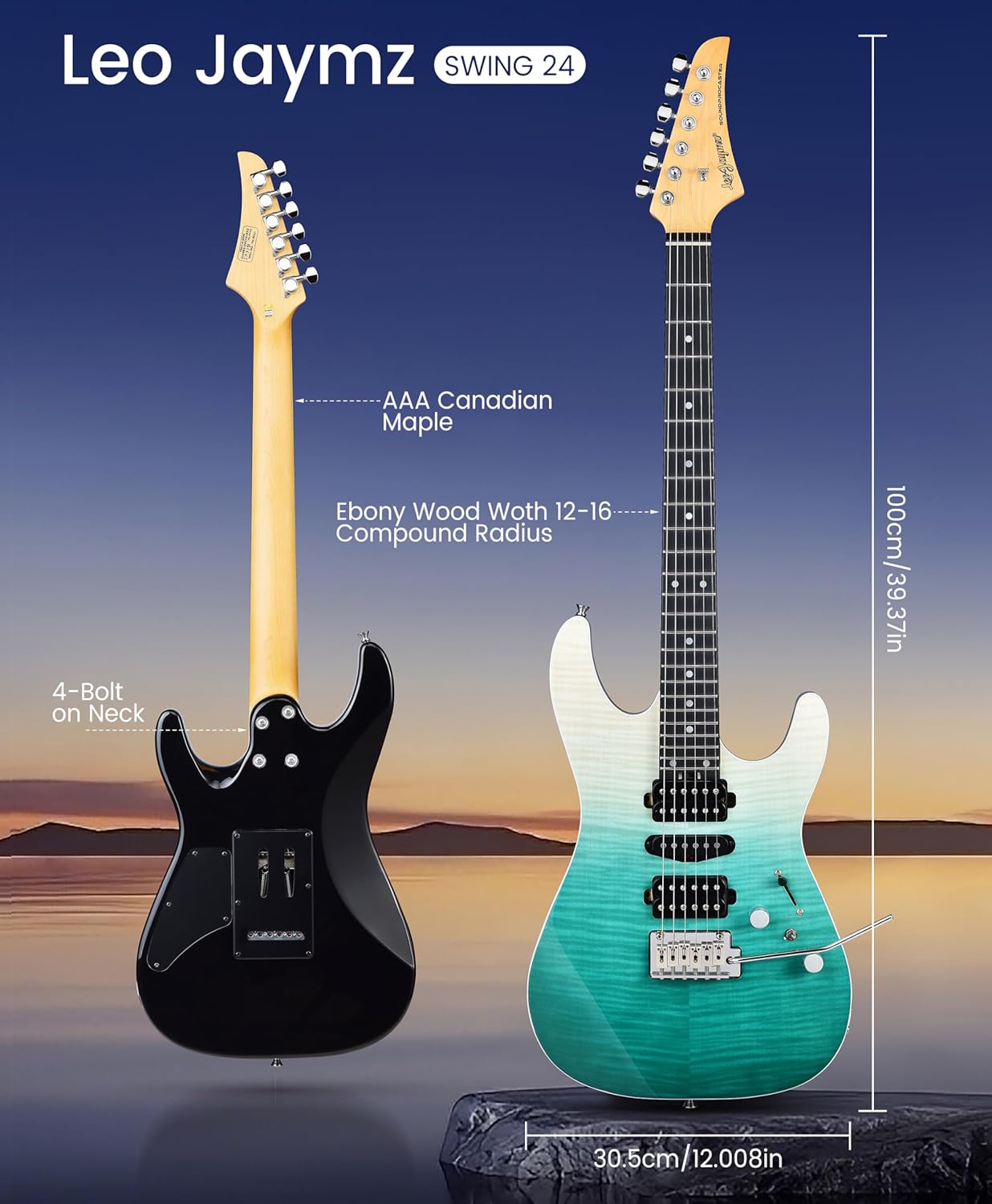 ST Pro Series - White faded Blue