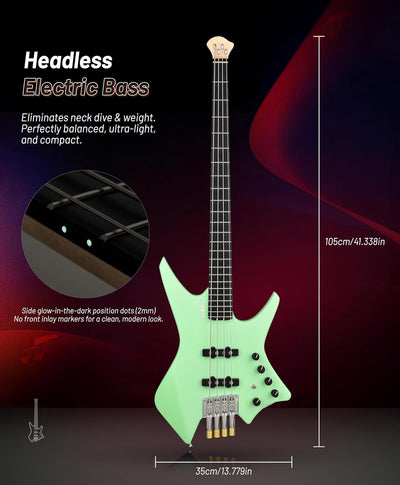 Headless Bass - Light Green