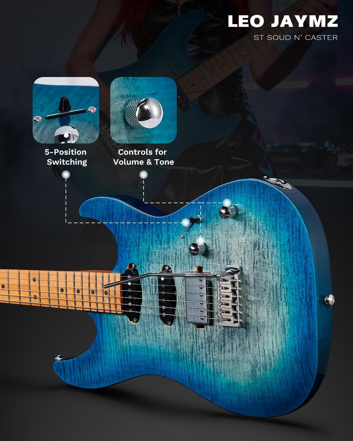 ST Pro Series - SSH Black Flame Blue