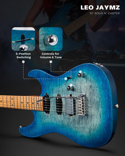 ST Pro Series - SSH Black Flame Blue
