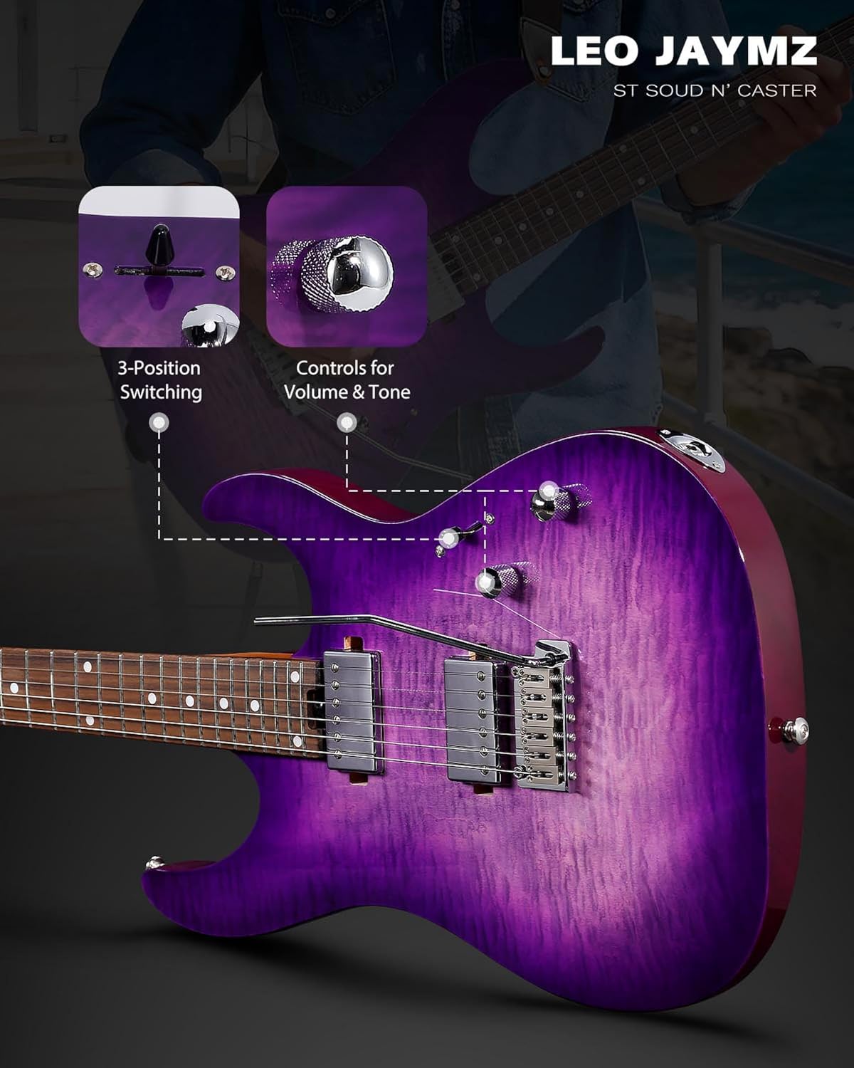 ST Pro - HH, Violet Flame