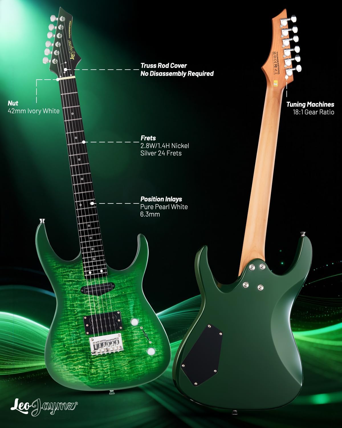 Tornado Series - Green Flame