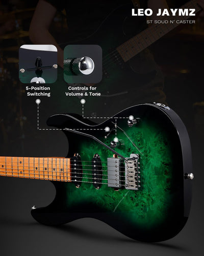 ST Pro - SSH, Green Burl