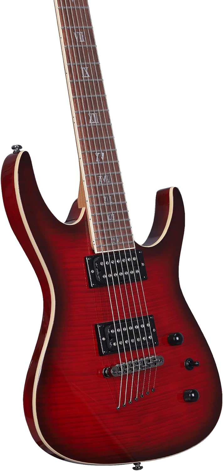 Tempest 7-String - Red Flame