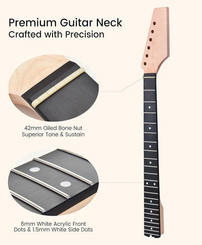 Compound Radius Neck - Richlite Fretboard