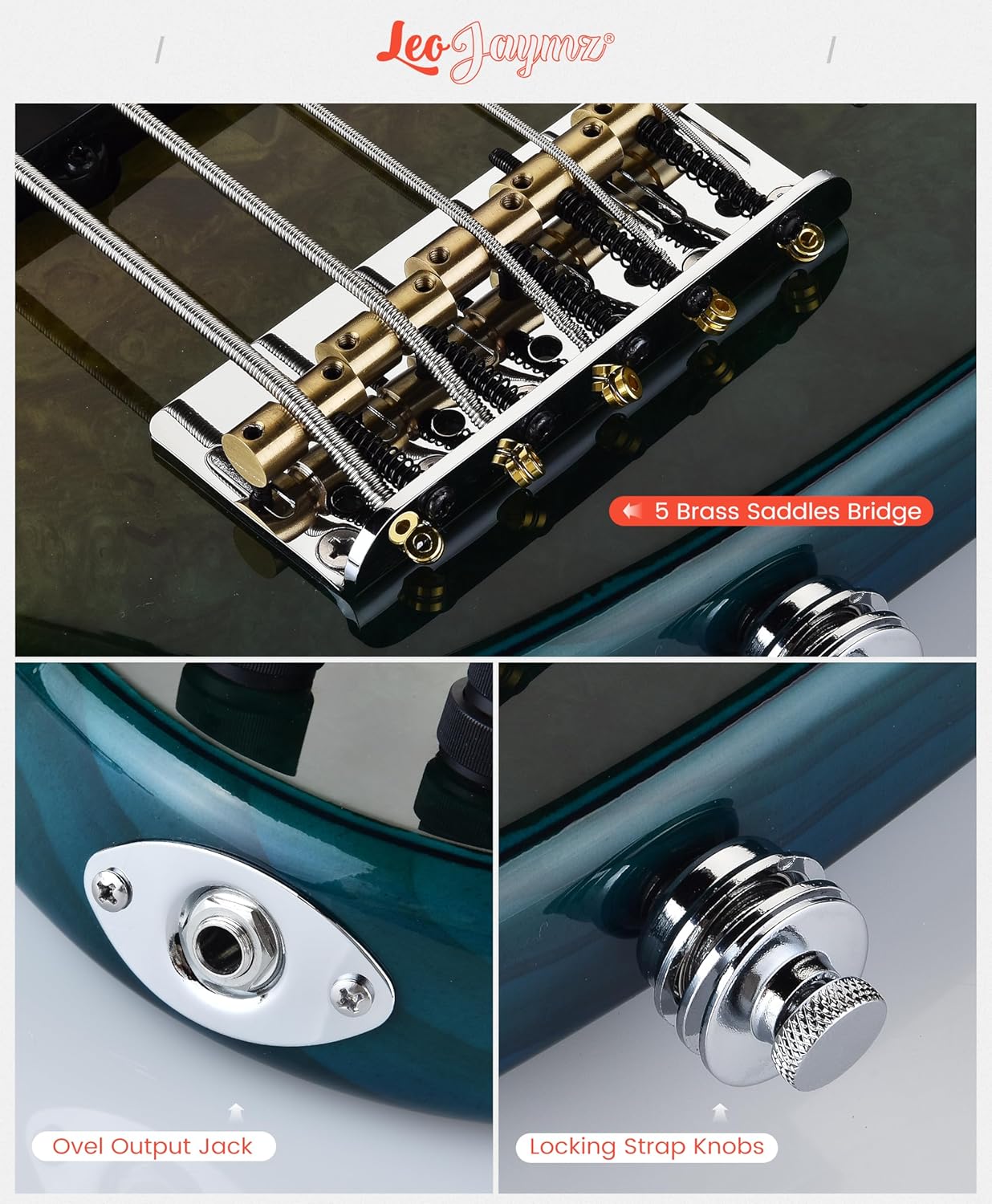 5-String Bass - Bixu Blue
