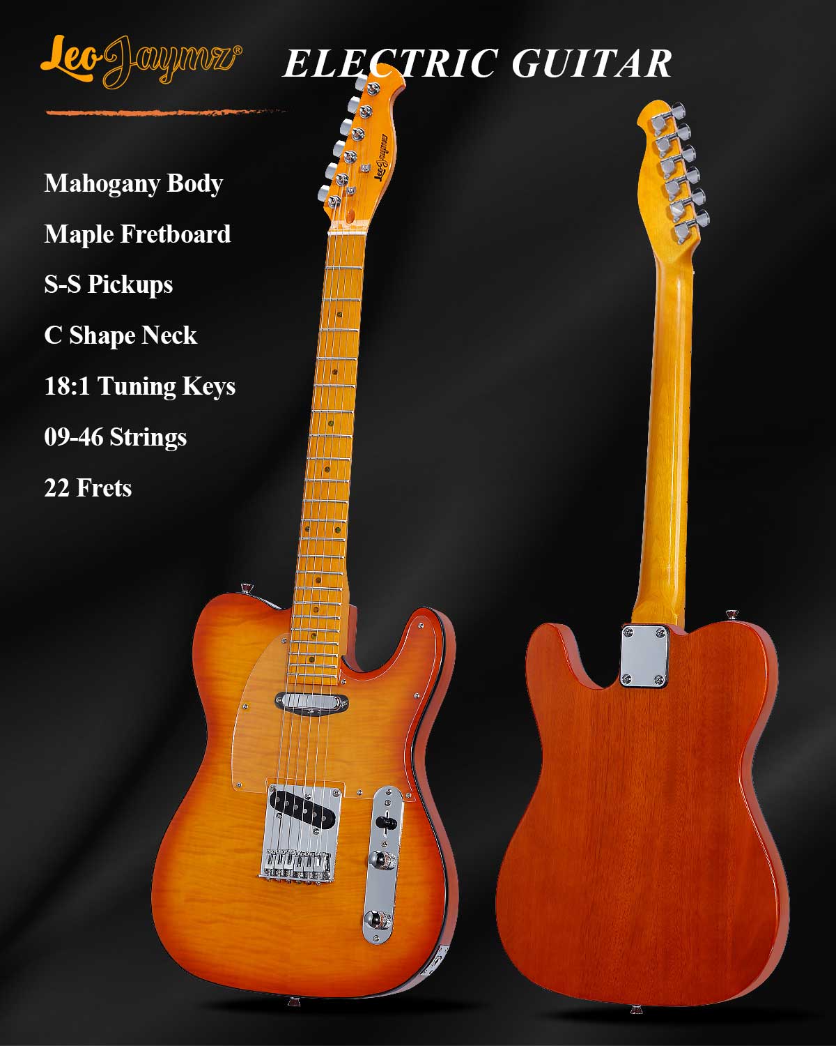TL Series - Transparent Honey Burst Deluxe