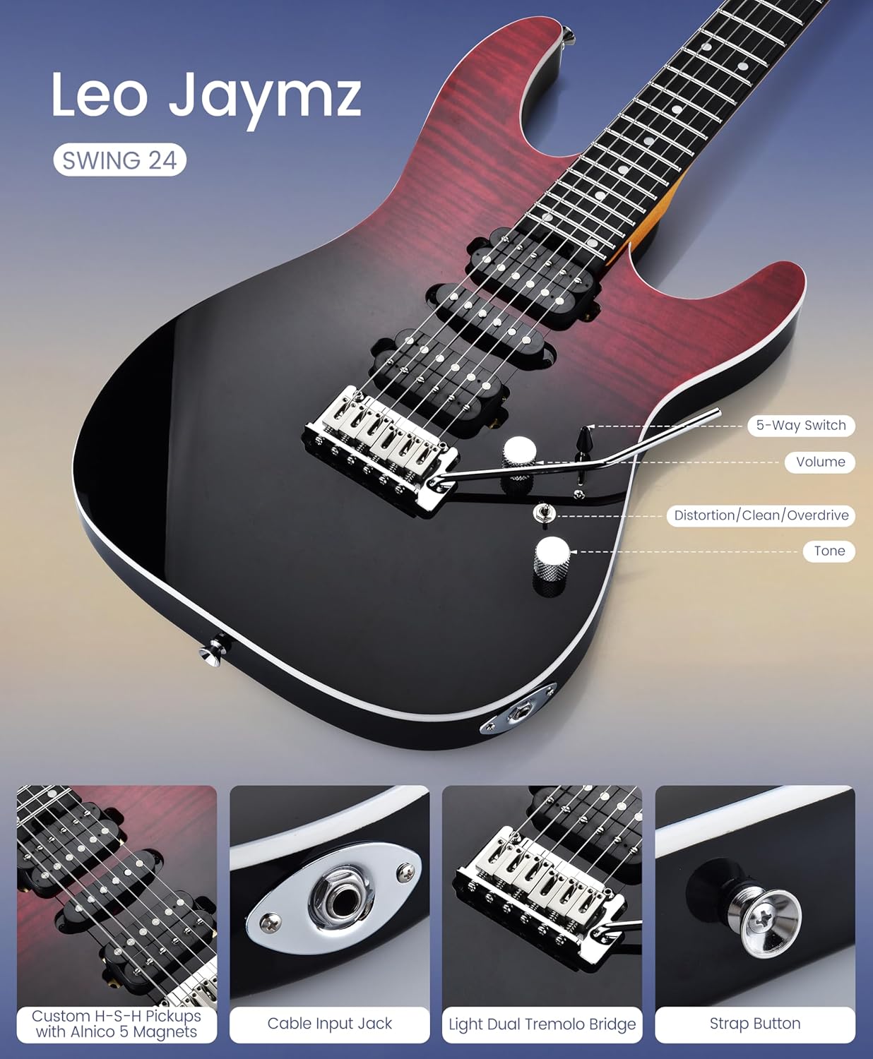 ST Pro Series - Black faded Red