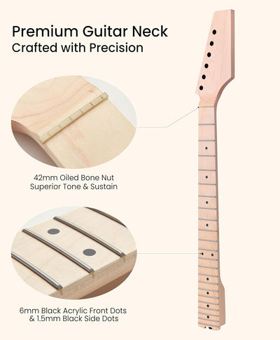 Compound Radius Neck - One-Piece Maple