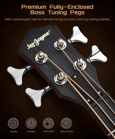 Acoustic Electric Bass - Mahogany