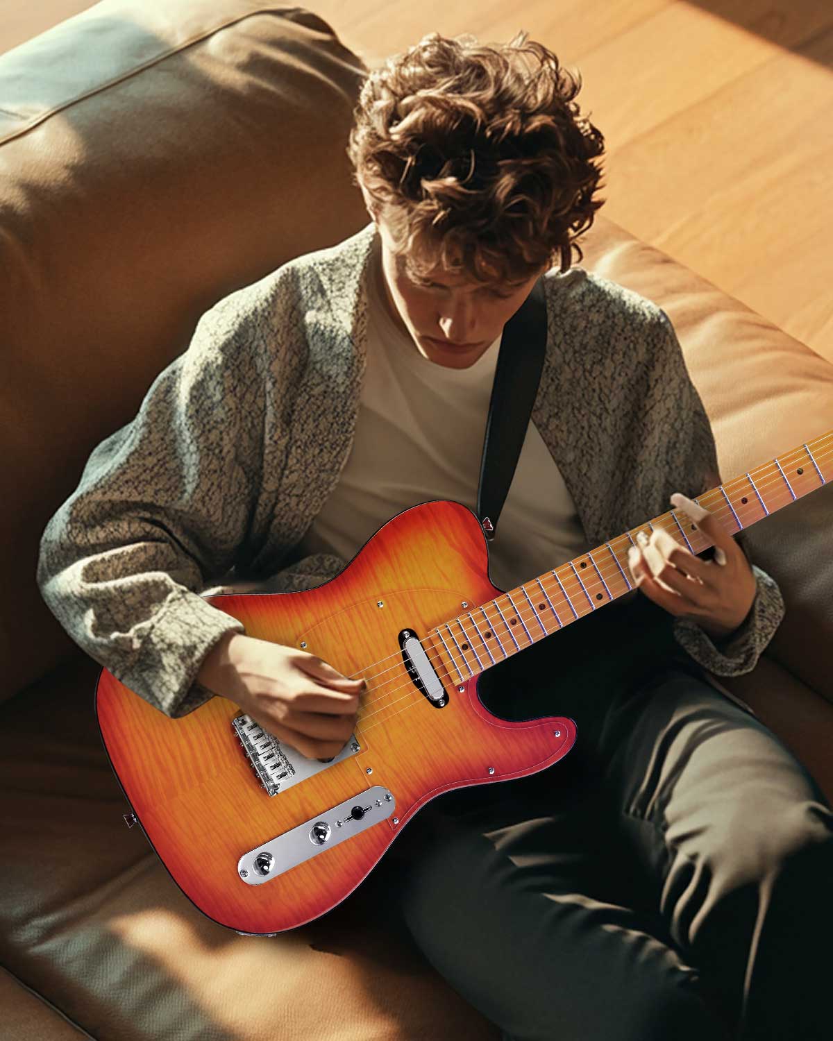 TL Series - Transparent Honey Burst Deluxe