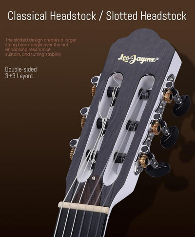 Cutaway Classical Acoustic - Pure White