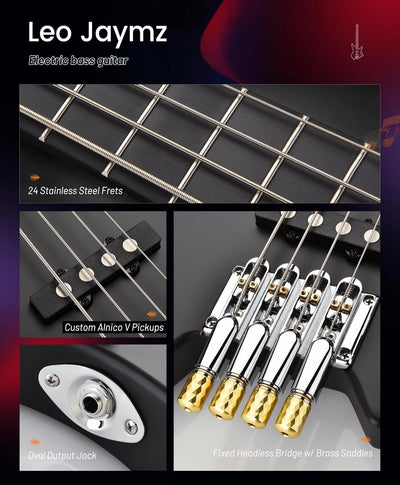 Headless Bass - Matt Black