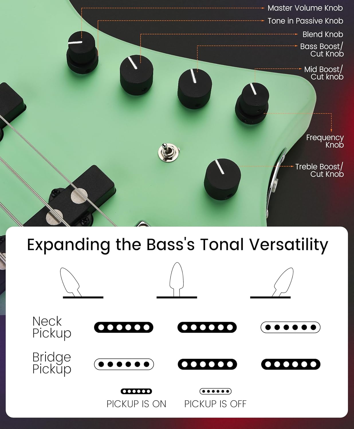 Headless Bass - Light Green