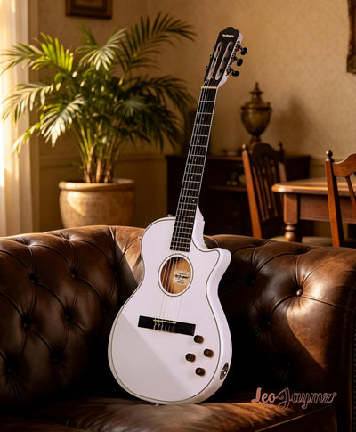 Cutaway Classical Acoustic - Pure White