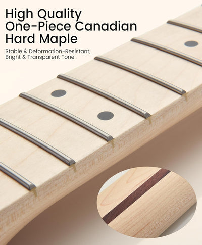 Compound Radius Neck - One-Piece Maple