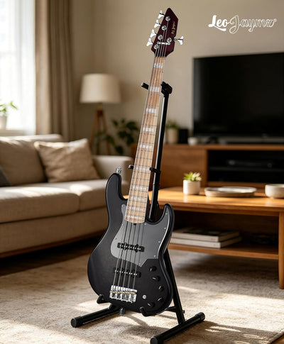 5-String Bass - Black Burl