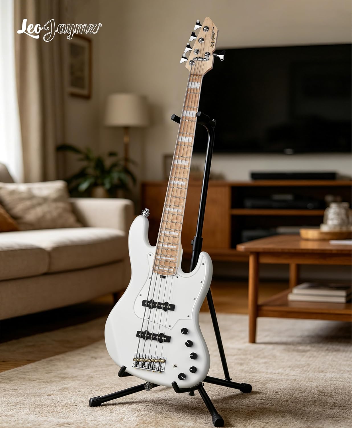 5-String Bass - Pearl White