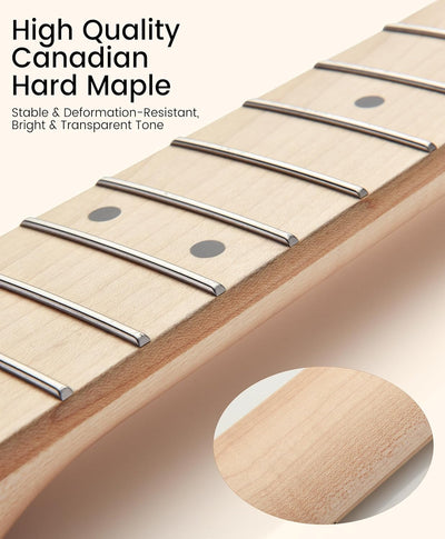 Compound Radius Neck - Maple Fretboard