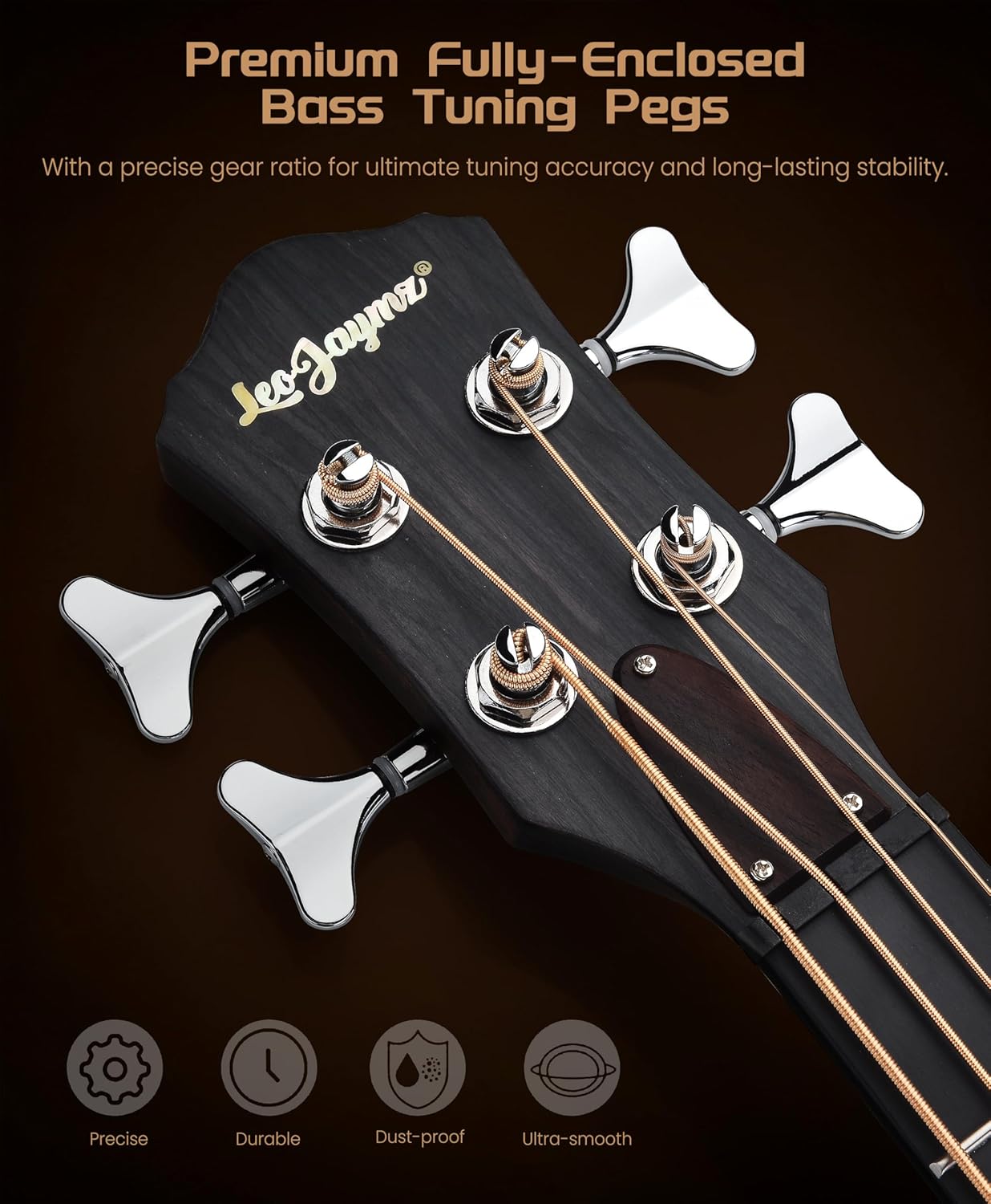 Acoustic Electric Bass - Spruce Top