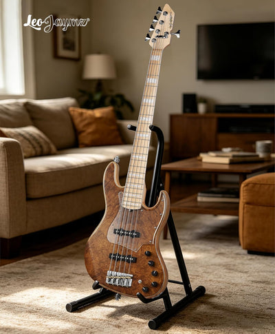 5-String Bass - Natural Burl