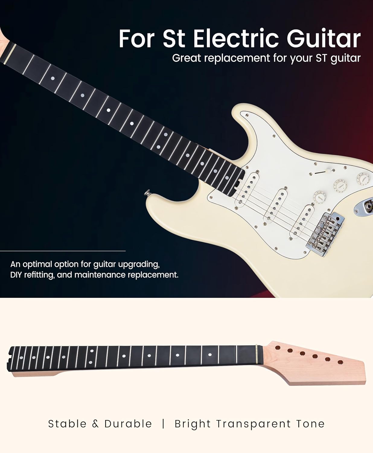 Compound Radius Neck - Richlite Fretboard