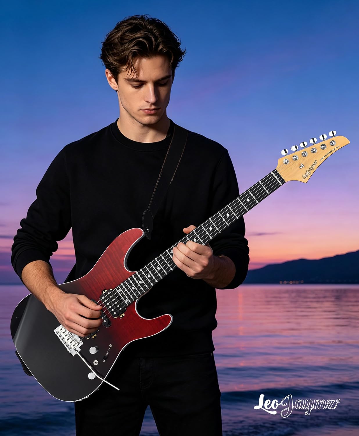 ST Pro Series - Black faded Red