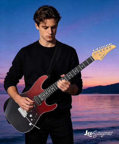 ST Pro Series - Black faded Red